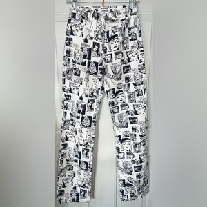 REFORMATION RARE cartoon jeans size 25